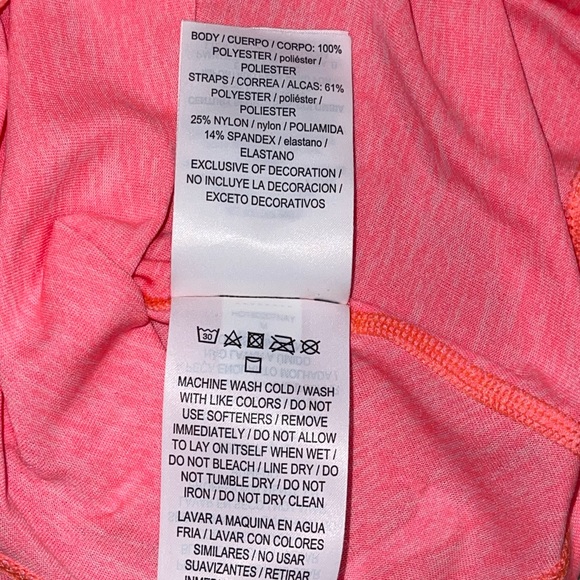 Nike Dri-Fit Woman’s Coral Tank Top Size Medium - Picture 3 of 6